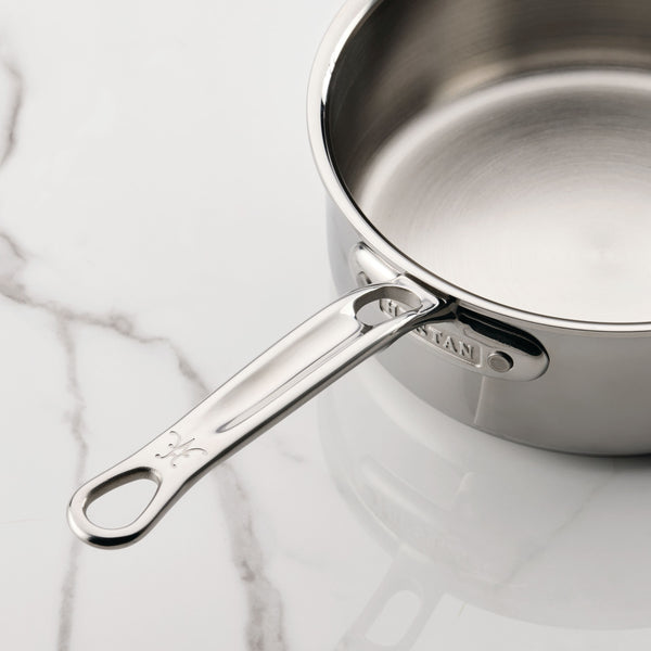 Hestan ProBond® Luxe 4-Piece Polished Clad Stainless Steel Saucepan Set, 1.5qt. & 3qt. (1370494)