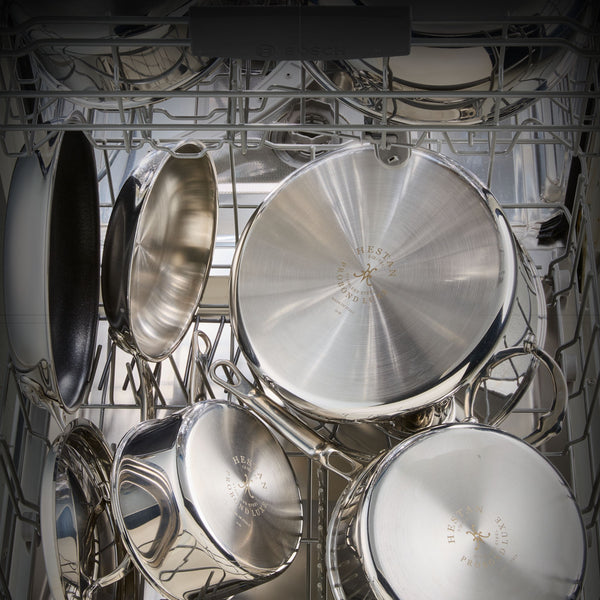 Hestan Hestan ProBond® Luxe™ 15-Piece Polished Professional Clad Stainless Steel Cookware Set (4263298)