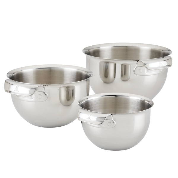 Hestan Provisions 3-Piece Stainless Steel Mixing Bowl Set (48696)