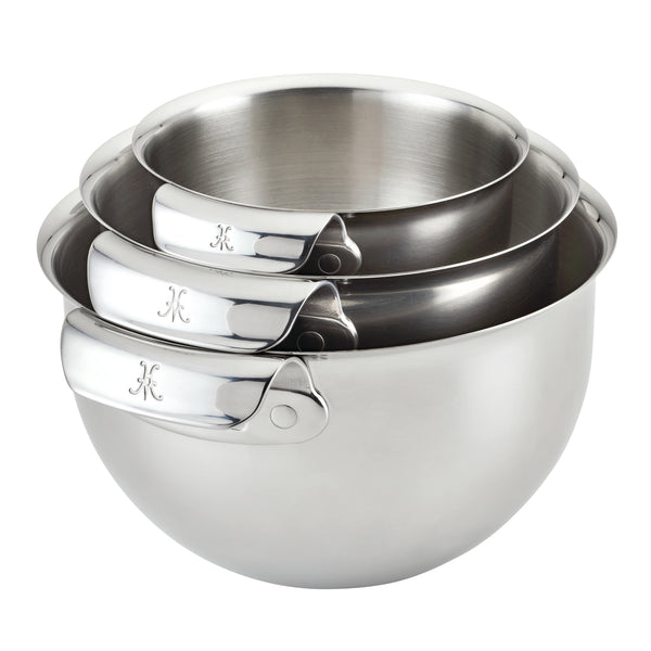Hestan Provisions 3-Piece Stainless Steel Mixing Bowl Set (48696)