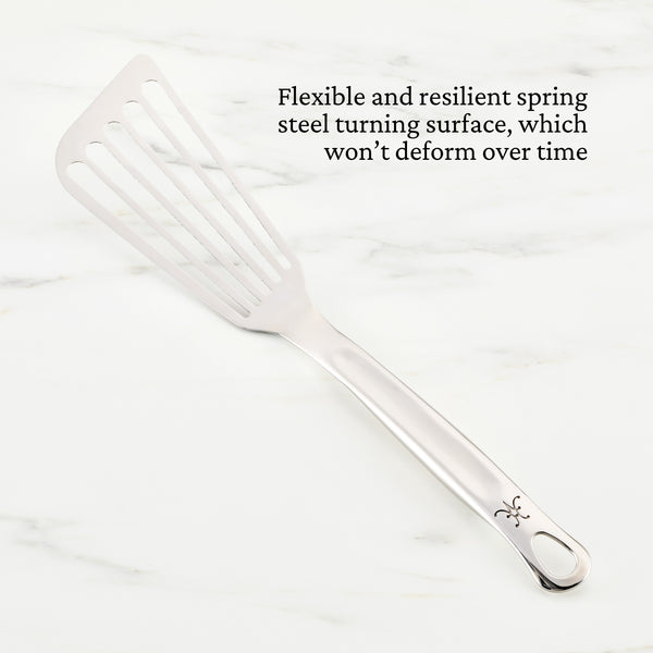 Hestan Provisions 13-Inch Stainless Steel Fish Spatula (49199)