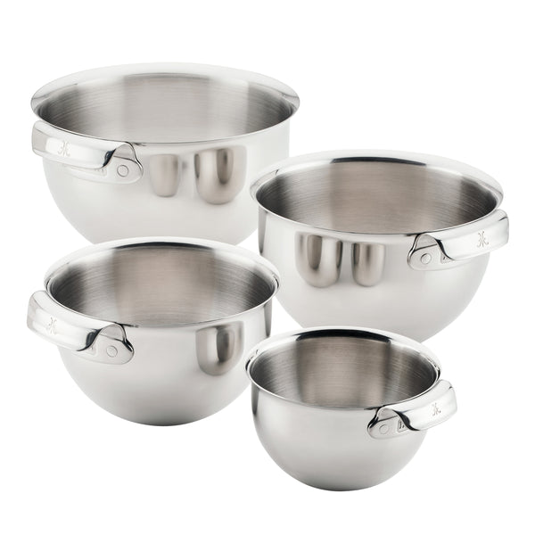 Hestan Provisions 4-Piece Stainless Steel Mixing Bowl Set (50279)
