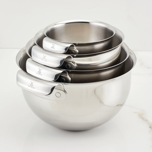 Hestan Provisions 4-Piece Stainless Steel Mixing Bowl Set (50279)