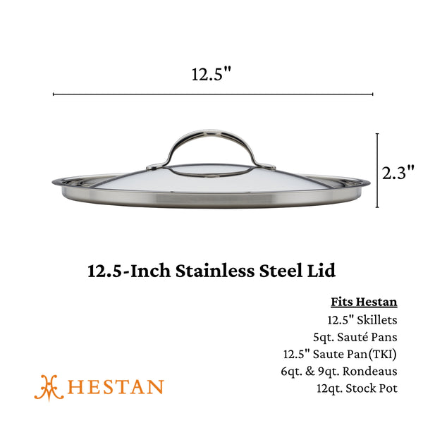 Hestan Provisions 12.5" Stainless Steel Lid (71030)