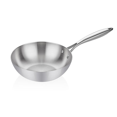 ABM Elite Multi Metal Steel Wok Pan 28cm (A 105WK 28) - iFoodservice Online