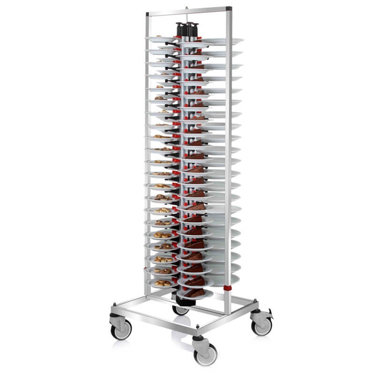 ABM Rectangle Standard Plate Rack Trolley 60x70x185 (A 462 01) - iFoodservice Online
