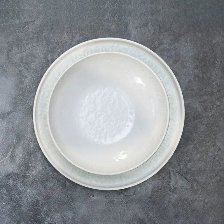 Adrier Bruma White Round Deep Plate - 26.4 Cm X 5 Cm Height (RDP264 - BRU) - iFoodservice Online