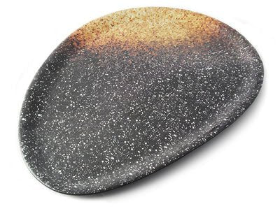 Adrier Lava Large Oval Plate - 35 X 25 X 1.5 Cm (ESP3525 - LAV) - iFoodservice Online