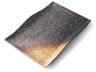 Adrier Lava Large Wave - rectangular Plate - 32 X 21 X 3.5 Cm (RCTP3221 - LAV) - iFoodservice Online