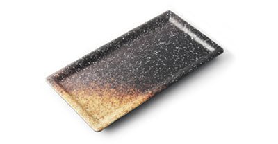 Adrier Lava Medium Wave - rectangular Plate - 28 X 14 X 16 Cm (RCTP2814 - LAV) - iFoodservice Online