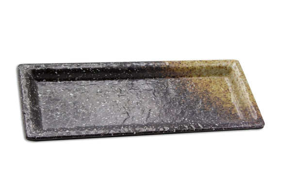 Adrier Lava Small Rectangular Plate - 24 X 10 X 2 Cm (RCTP2410 - LAV) - iFoodservice Online