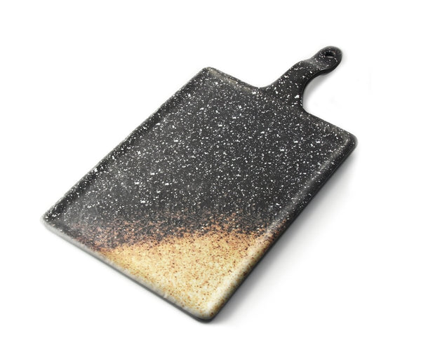 Adrier Lava Small Rectangular Platter - 25 X 18 Cm + 12 Cm Handle (RCTPH2518 - LAV) - iFoodservice Online