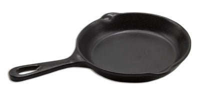 Adrier Matte Black Large Round Pan - 23 Cm Ø X 3.6 Cm High With 33 Cm Handle (MLP2233 - MBK) - iFoodservice Online