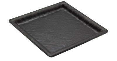 Adrier Matte Black large Square Plate - 17 X 17 X 2 Cm (SQP1717 - MBK) - iFoodservice Online