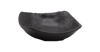 Adrier Matte Black Mini "Leaf" Dish - 8.7 Cm X 3 Cm High (SLD97 - MBK) - iFoodservice Online