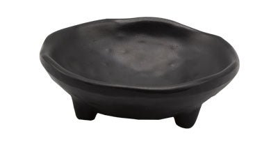 Adrier Matte Black Mini Round Dish With Support - 9 Cm Ø X 3 Cm High (SRNDD9 - MBK) - iFoodservice Online