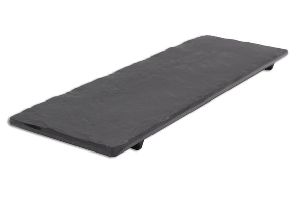 Adrier Matte Black Small Flat Rectangular Tray - 31 X 10 X 2 Cm (RCTP3110 - MBK) - iFoodservice Online