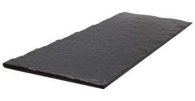 Adrier Matte Black Small Flat Rectangular Tray - 31 X 10 X 2 Cm (RCTP4015 - MBK) - iFoodservice Online