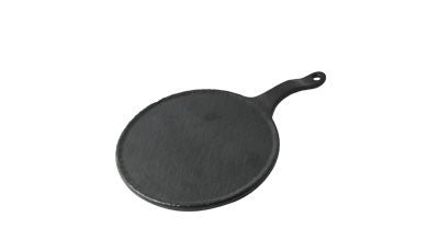 Adrier Matte Black Small Round Platter - 20 Cm Ø + 10 Cm Handle (RNDPH2030 - MBK) - iFoodservice Online