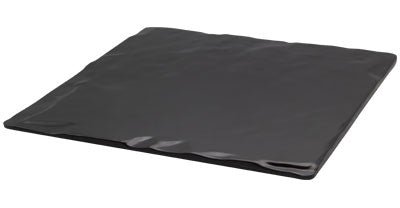 Adrier Matte Black Square Tray - 25 X 25 X 1.5 Cm (SQP2525 - MBK) - iFoodservice Online
