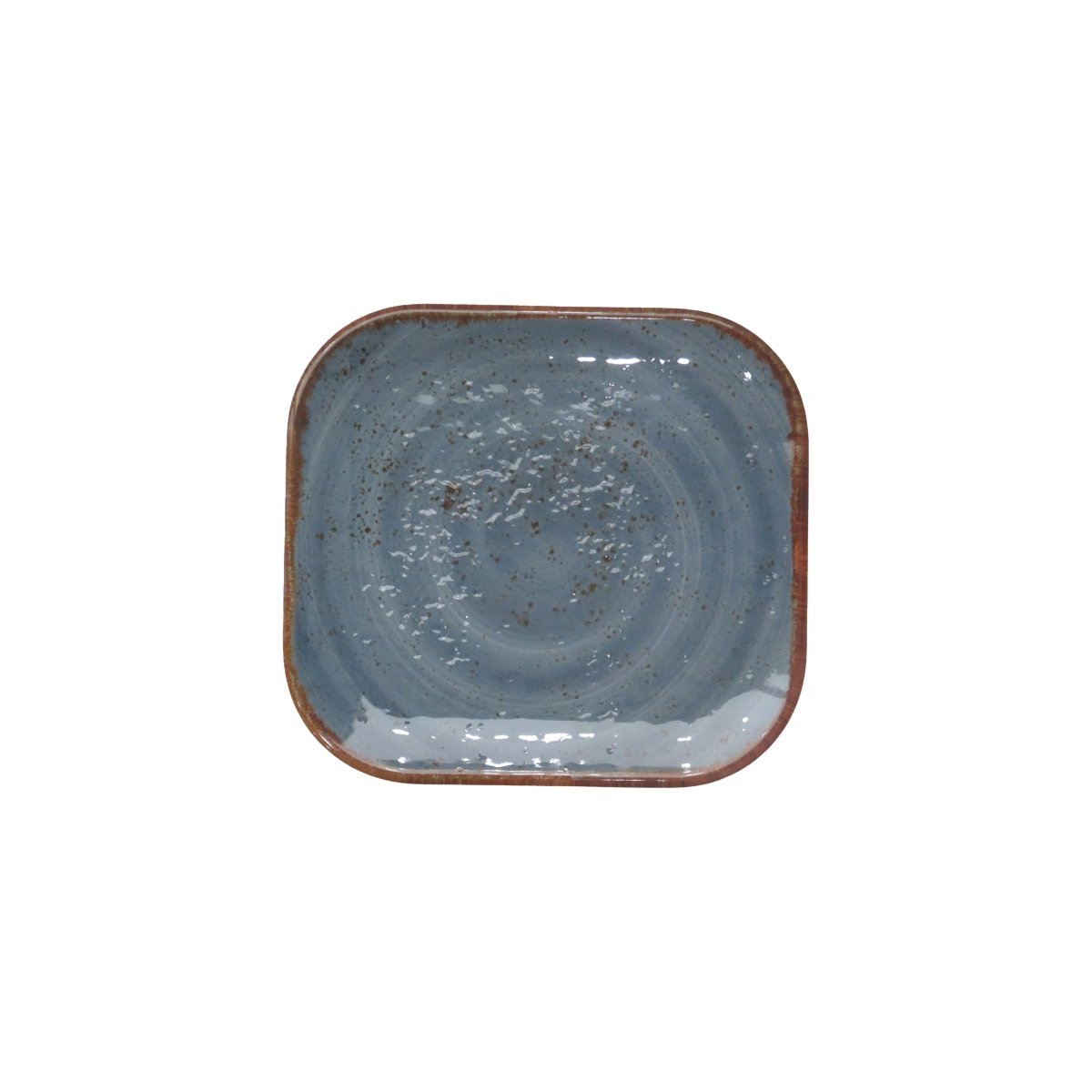 Adrier Salsa Summer Blue Rectangular plate - 17.6 x 16.2 cm (68 - GNMP16 - BLUSLS) - iFoodservice Online