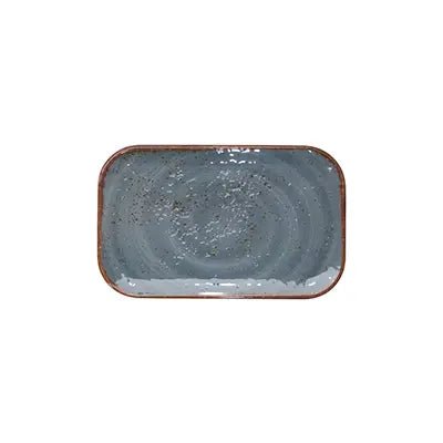 Adrier Salsa Summer Blue Rectangular plate - 26.5 x 16.2 cm (68 - GNMP14 - BLUSLS) - iFoodservice Online