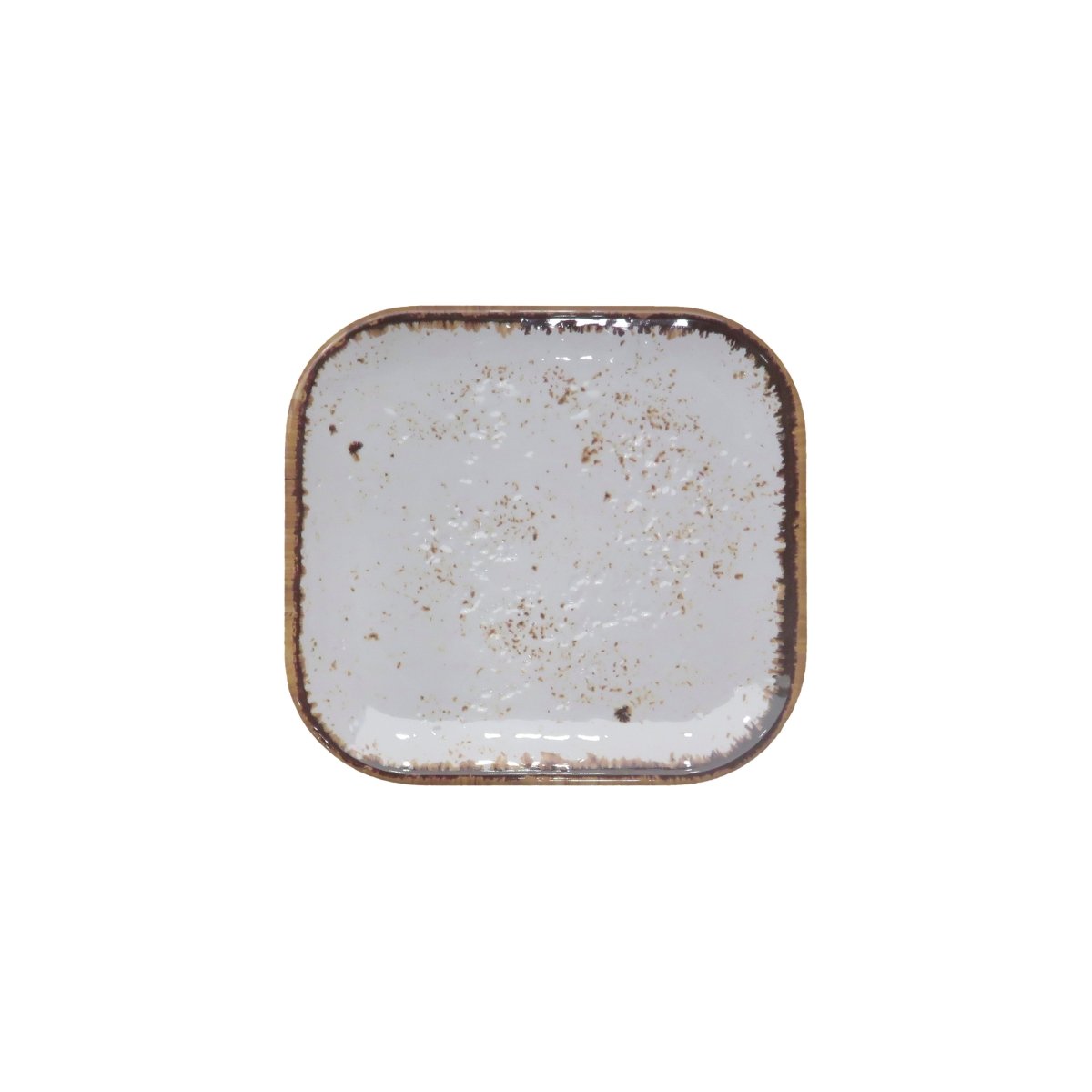 Adrier Salsa Winter White Rectangular plate - 17.6 x 16.2 cm (68 - GNMP16 - WHTSLS) - iFoodservice Online