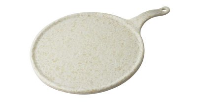 Adrier White Marble Large Round Platter - 27 Cm Ø + 10 Cm Handle (RNDPH2738 - MWH) - iFoodservice Online