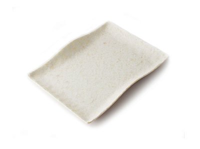 Adrier White Marble Medium Wave - rectangular Plate - 27 X 19 X 3.5 Cm (RCTP2719 - MWH) - iFoodservice Online