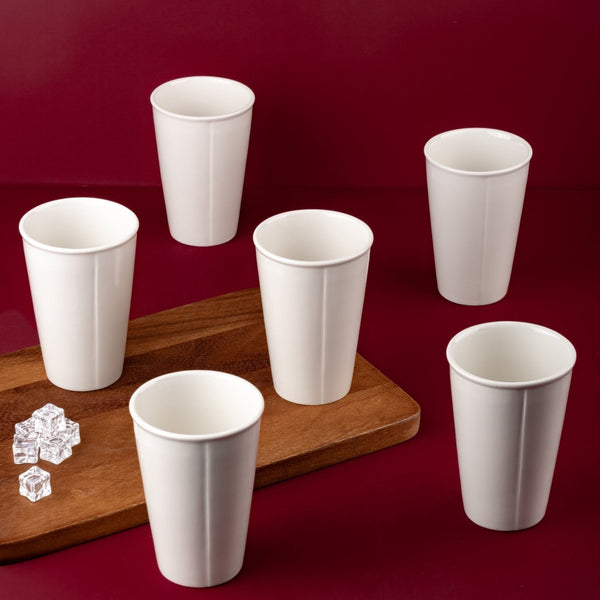 Ariane 14 1/2 Oz Slow Fast - Warm White Porcelain Soda Mug - 6/Case (AOTARN000054043) - iFoodservice Online