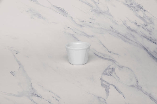 Ariane 2 5/7 Oz Slow Fast - Warm White Porcelain Ice Cream Cup - 12/Case (AOTARN000042008) - iFoodservice Online