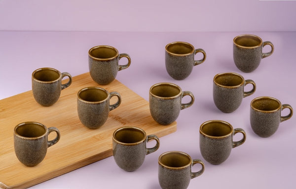 Ariane 3 Oz Freckles Porcelain Coupe Espresso Cup - 12/Case (AVCARND55044009) - iFoodservice Online