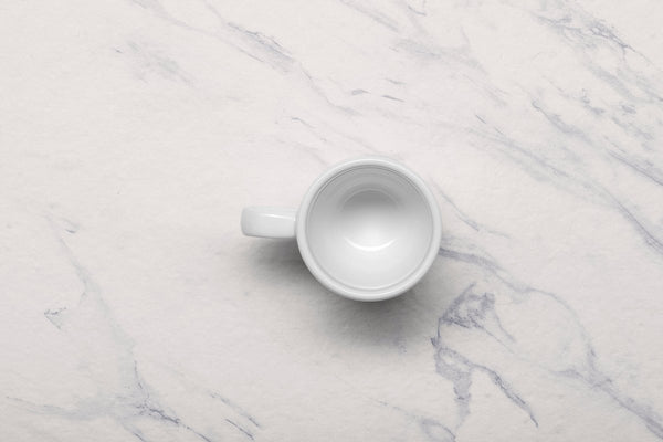 Ariane 3 Oz Vital Coupe - Warm White Porcelain Coupe Espresso Cup - 12/Case (AVCARN000044009) - iFoodservice Online