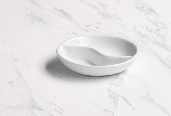Ariane 4" Prime - Warm White Porcelain Ying Yang - 12/Case (APRARN000085010) - iFoodservice Online