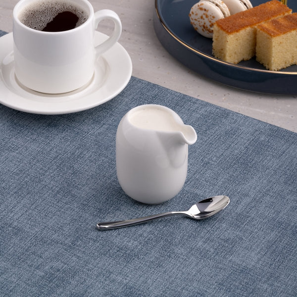 Ariane 5 Oz Vital Coupe - Warm White Porcelain Coupe Creamer Without Handle - 12/Case (AVCARN000065015) - iFoodservice Online