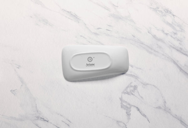 Ariane 6" x 3 1/3" Vital Rectangle - Warm White Porcelain Plate - 12/Case (AVRARN000011015) - iFoodservice Online