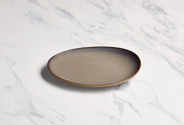 Ariane 7" Splash Beige Porcelain Coupe Elevated Plate - 12/Case (AVCARN257111018) - iFoodservice Online