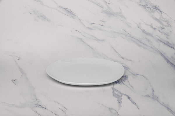 Ariane Earth 10 5/8" Earth - Warm White Porcelain Flate Plate - 6/Case (AERARN000011027) - iFoodservice Online