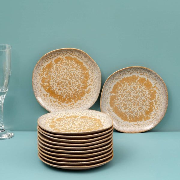 Ariane Earth 10 5/8" Mohenjodaro Porcelain Flate Plate - 6/Case (AERARNC98011027) - iFoodservice Online