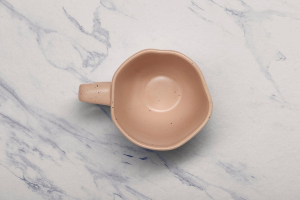 Ariane Earth 11 5/6 Oz Earth - Dark Sand Dots Porcelain Mug - 6/Case (AERARN512054035) - iFoodservice Online