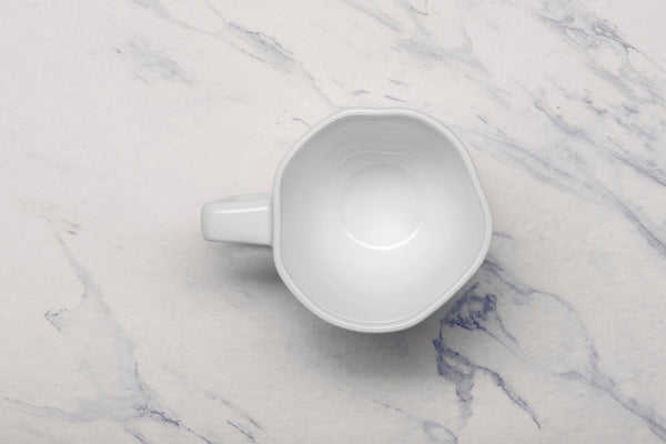 Ariane Earth 11 5/6 Oz Earth - Warm White Porcelain Mug - 6/Case (AERARN000054035) - iFoodservice Online