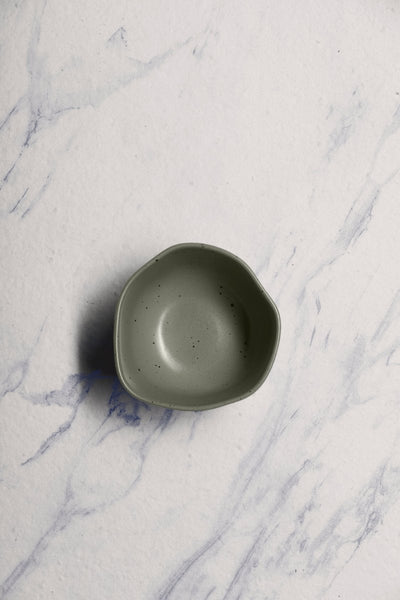 Ariane Earth 3 3/4'' Earth - Mist Silver Porcelain Bowl - 12/Case (AERARN511022010) - iFoodservice Online