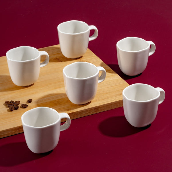 Ariane Earth 3 Oz Earth - Warm White Porcelain Expresso Cup - 12/Case (AERARN000044009) - iFoodservice Online