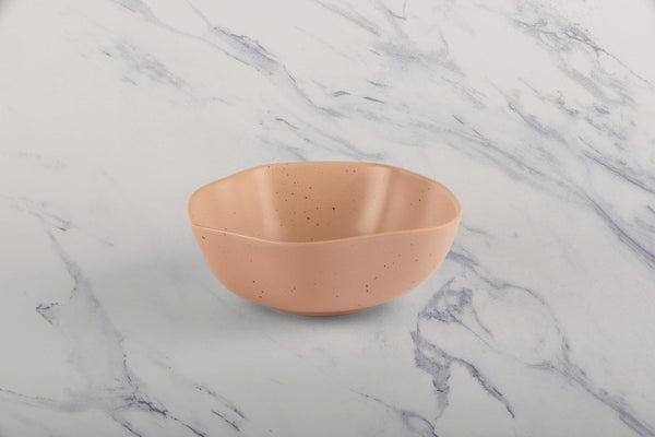 Ariane Earth 5 1/2" Earth - Dark Sand Dots Porcelain Bowl - 8/Case (AERARN512022014) - iFoodservice Online