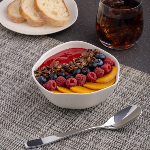 Ariane Earth 5 1/2" Earth - Linen White Porcelain Bowl - 12/Case (AERARN508022014) - iFoodservice Online