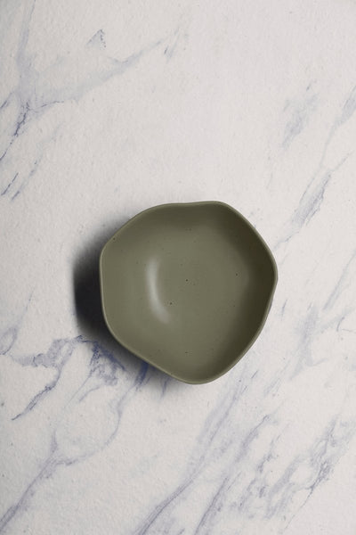 Ariane Earth 5 1/2" Earth - Mist Silver Porcelain Bowl - 8/Case (AERARN511022014) - iFoodservice Online