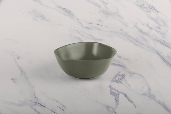 Ariane Earth 5 1/2" Earth - Mist Silver Porcelain Bowl - 8/Case (AERARN511022014) - iFoodservice Online