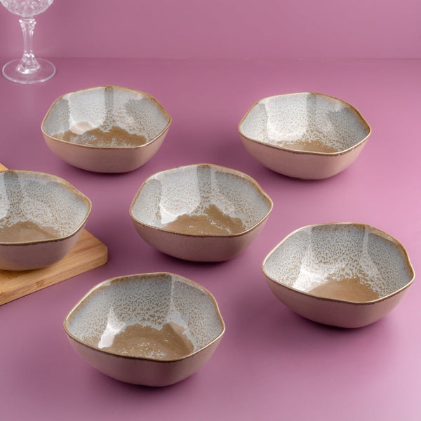Ariane Earth 5 1/2" Mohenjodaro Porcelain Bowl - 12/Case (AERARNC98022014) - iFoodservice Online
