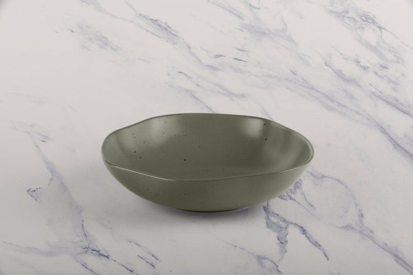 Ariane Earth 6 2/3'' Earth - Mist Silver Porcelain Bowl - 6/Case (AERARN511022017) - iFoodservice Online