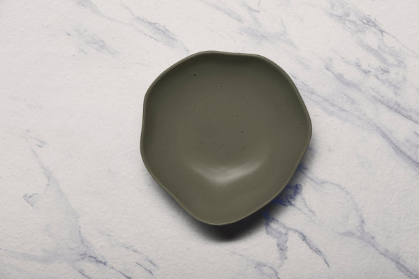 Ariane Earth 6 2/3'' Earth - Mist Silver Porcelain Bowl - 6/Case (AERARN511022017) - iFoodservice Online